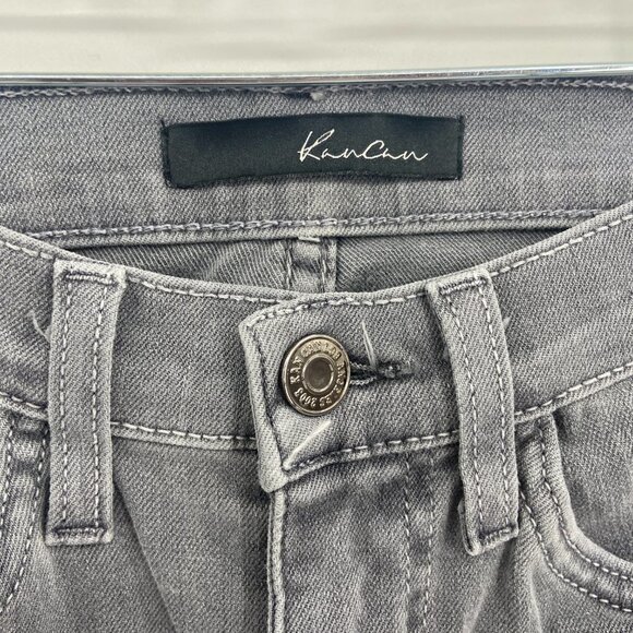 KanCan Gray High Rise Skinny Denim Casual Jeans Size 26 - Picture 7 of 9
